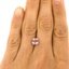 7mm Lab Created Pink Cushion Sapphire, smalladditional view 2