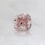 0.35 Ct. Fancy Intense Purplish Pink Cushion Diamond