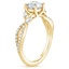 18K Yellow Gold Luxe Willow Diamond Ring (1/4 ct. tw.), smallside view