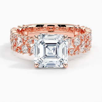 Unique Snow Inspired Diamond Ring