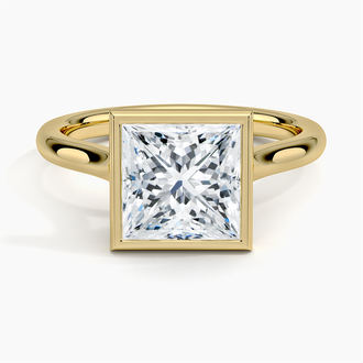 Bezel Set Engagement Ring