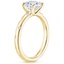 18K Yellow Gold Corinne Diamond Ring, smallside view