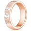 14K Rose Gold Cascade Diamond Ring (1/4 ct. tw.), smallside view