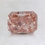 1.01 Ct. Fancy Pink Radiant Lab Created Diamond