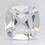 8mm White Cushion Topaz