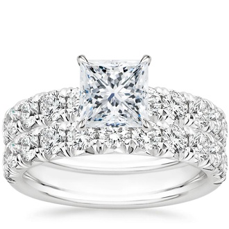 18K White Gold Ellora Diamond Bridal Set