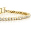 18K Yellow Gold Diamond Tennis Bracelet (2 ct. tw.), smalltop view on a hand