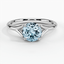 Aquamarine Reverie Ring in Platinum