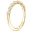 18K Yellow Gold Tacori Sculpted Crescent Pear Diamond Ring (1/3 ct. tw.), smallside view