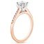 14K Rose Gold Sonora Diamond Ring, smallside view