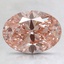 1.7 Ct. Fancy Vivid Pink Oval Lab Created Diamond