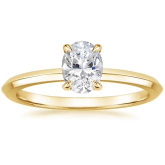 Delicate Knife Edge Engagement Ring