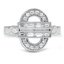Custom Contemporary Diamond Baguette Halo Ring