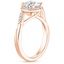 14K Rose Gold Chamise Halo Diamond Ring (1/5 ct. tw.), smallside view