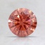 1.00 Ct. Fancy Intense Orangy Pink Round Lab Created Diamond
