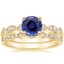 18KY Sapphire Tiara Diamond Bridal Set (1/5 ct. tw.), smalltop view