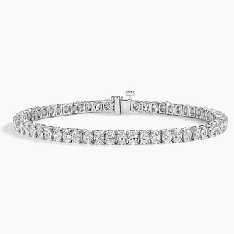 Luxe Oval Diamond Tennis Bracelet