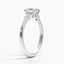 18K White Gold Nadia Diamond Ring, smallside view
