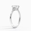 18K White Gold Aria Three Stone Diamond Ring (1/10 ct. tw.), smallside view