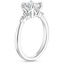 18KW Sapphire Nadia Diamond Ring, smalltop view