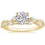 18K Yellow Gold Luxe Willow Diamond Ring (1/4 ct. tw.), smalltop view