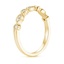 18K Yellow Gold Tiara Diamond Ring (1/10 ct. tw.), smallside view