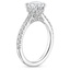 18K White Gold Chantal Diamond Ring, smallside view