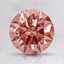 1.52 Ct. Fancy Vivid Pink Round Lab Created Diamond