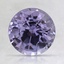 7.5mm Unheated Purple Round Sapphire