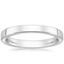 2.5mm Soft Edge Quattro Wedding Ring in Platinum