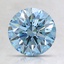 1.69 Ct. Fancy Blue Round Lab Created Diamond