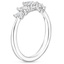 Platinum Agave Diamond Ring, smallside view