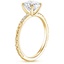 18K Yellow Gold Adeline Diamond Ring, smallside view