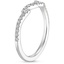 18K White Gold Rhea Diamond Ring, smallside view