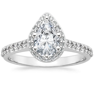 Fancy Halo Engagement Ring