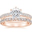 14KR Moissanite Luxe Sienna Diamond Bridal Set (1 1/8 ct. tw.), smalltop view