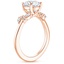 14KR Sapphire Arden Diamond Ring, smalltop view