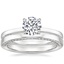 18K White Gold Charlotte Diamond Ring with Maeve Diamond Ring (1/4 ct. tw.)