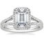 Platinum Fortuna Diamond Ring (1/2 ct. tw.), smalltop view