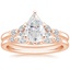 14KR Moissanite Verbena Diamond Bridal Set (1/4 ct. tw.), smalltop view