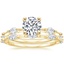 18K Yellow Gold Aimee Marquise Diamond Ring (1/4 ct. tw.) with Aimee Marquise Diamond Ring (1/3 ct. tw.)
