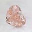 0.99 Ct. Fancy Orangy Pink Heart Lab Created Diamond