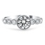 Custom Bezel-Set Diamond Ring