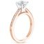 14K Rose Gold Starlight Diamond Ring, smallside view