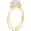 18K Yellow Gold Tallula Three Stone Diamond Ring, smallside view