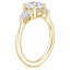 18K Yellow Gold Adorned Opera Diamond Ring (1/2 ct. tw.), smallside view