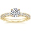 18K Yellow Gold Valeria Diamond Ring, smalltop view