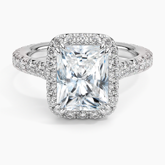 Platinum Luxe Sienna Halo Diamond Ring (3/4 ct. tw.)