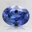8.6x6.6mm Blue Oval Sapphire