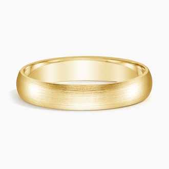 Matte Slim Profile 4mm Wedding Ring - Brilliant Earth